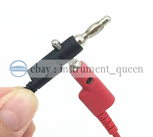 Mini-Hook Test Lead Set multi-stacking 4mm banana plugs,Replace TL940