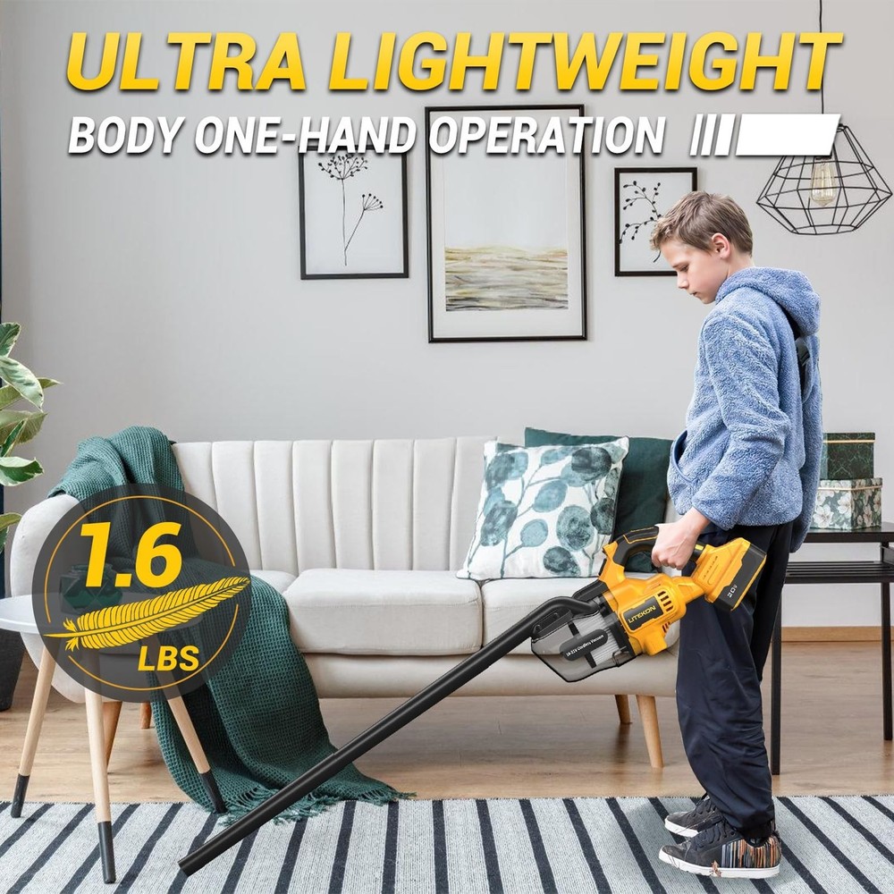 Cordless Vacuum Compatible with 𝗗𝗘-𝗪𝗔𝗟&#