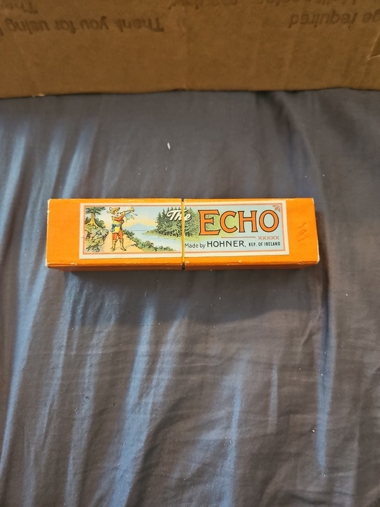 Vintage M. Hohner Echo C Key  Harmonica Made in Germany Original Box Works