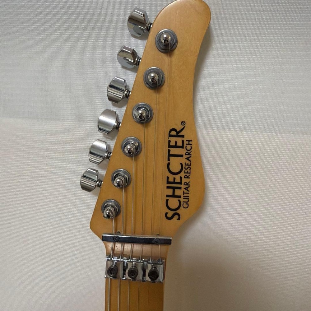 Schecter electric guitar green #QY72SU