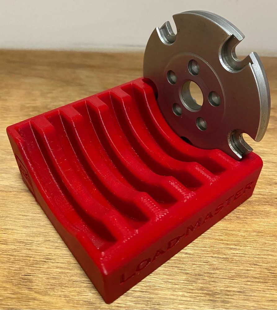 Shell Plate Holder for Lee Load-Master Reloading Benchtop Rack Holds 6