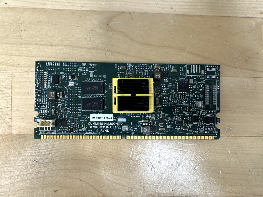 CUMMINS ALLISON 416-0280-12 JETSCAN ADVANCED PROCESSOR CARD