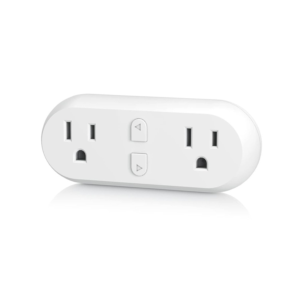 Enchufe inteligente de 15 A, extensor de toma de corriente con WiFi y Bluetooth,