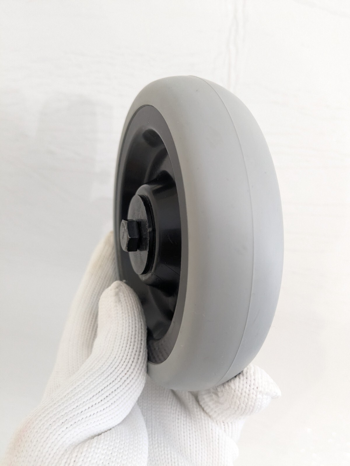 Set of 4 wheels | 5" Diameter wheels for Shopping Cart | Nuts and Bolts included