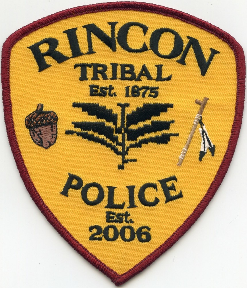 RINCON CALIFORNIA CA TRIBAL POLICE PATCH