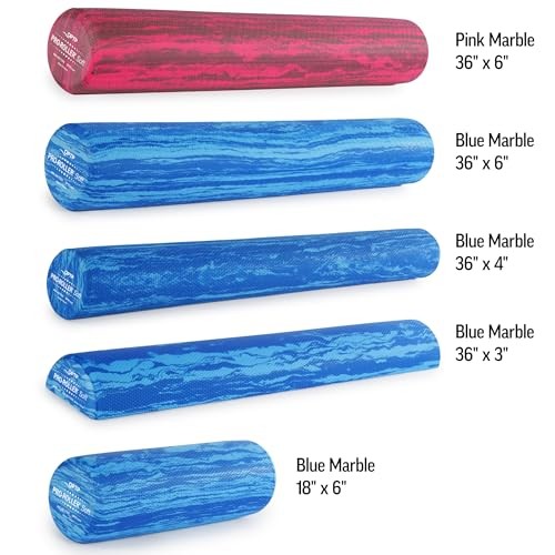 PRO-Roller Soft Density Foam Roller – Low Blue 18" X 6" Short Round Roller