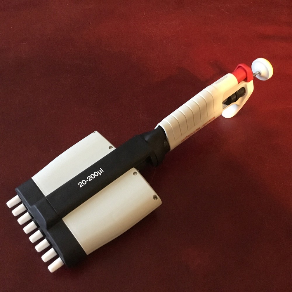 AlphaPette Autoclavable Molecular Technologies 8 Channel 20-200ul