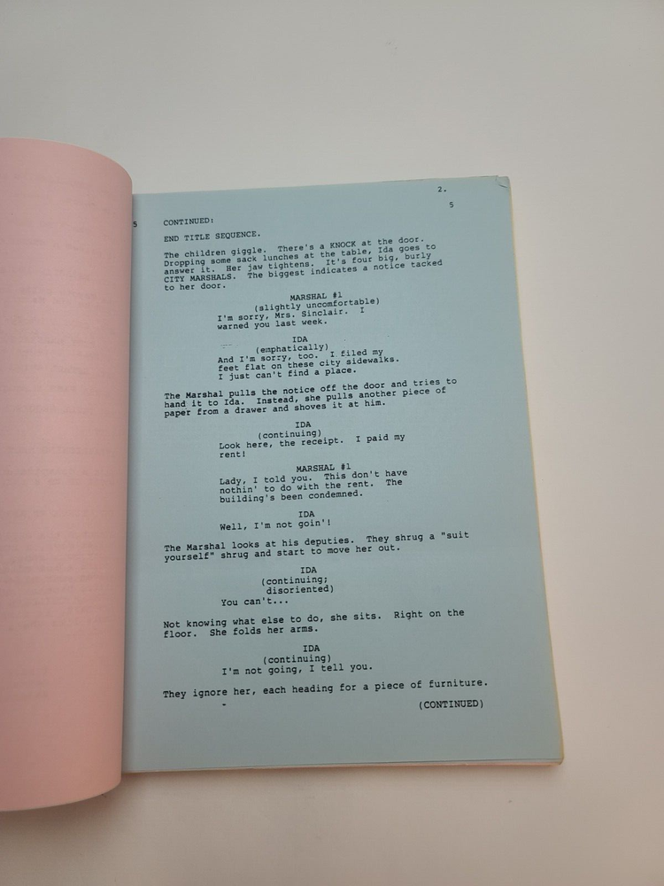 SAMARITAN: MITCH SNYDER / Clifford Campion 1986 Script, crusader for homeless