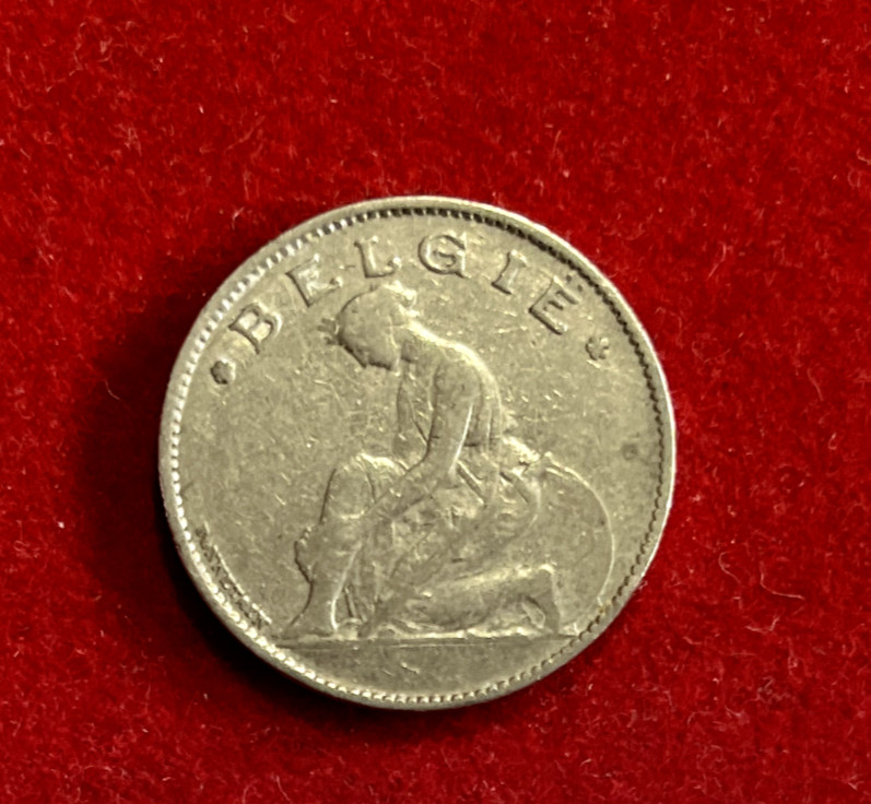 Belgium 1922 Franc KM#90 T437a