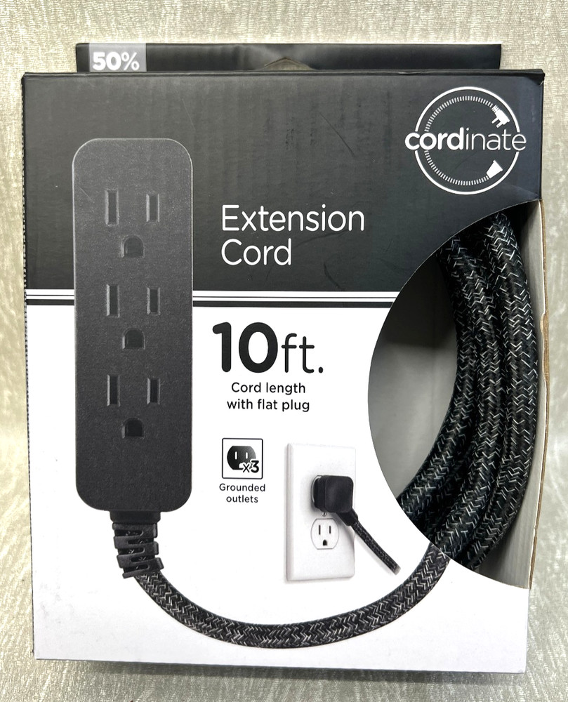 JASCO Decor Extension Cord Cordinate (42024)