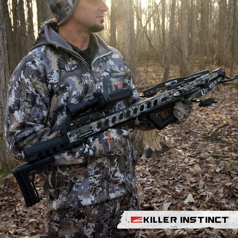 Killer Instinct LOGIX 435 RDC Crossbow Kit 435 FPS w/ Crank, Let-Down Trigger