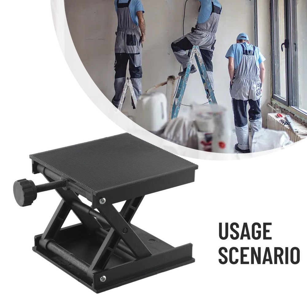 Replaceable Lifting Platform Construction Tools Reliable Rust Aluminum Black