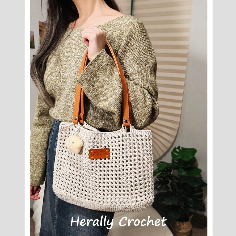 Crochet Kit DIY Bag for Beginners - Include Yarn, Hook and Accessory - with S...