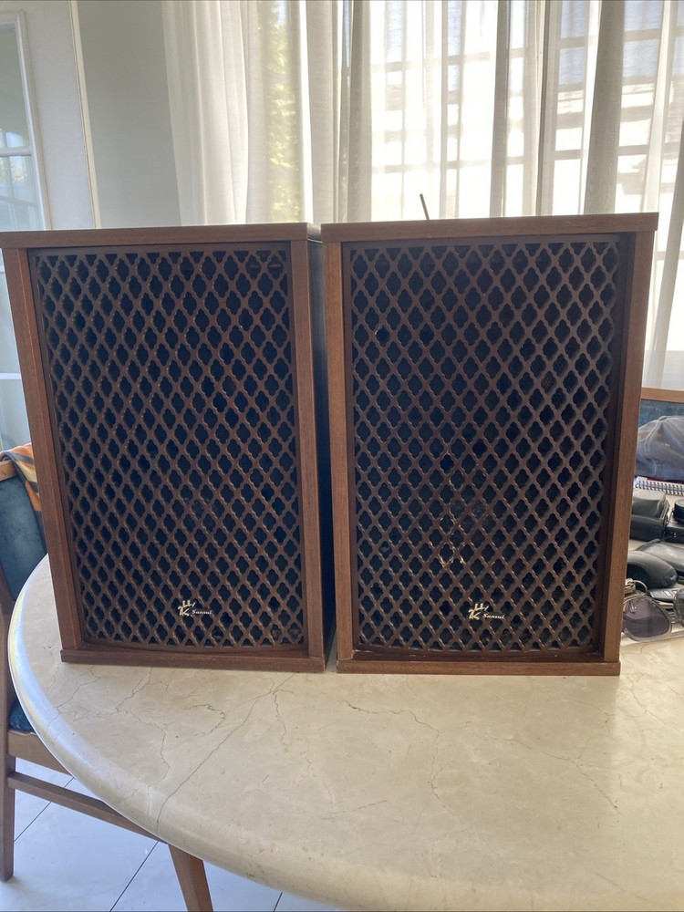 Sansui SP-35  35w Speakers Pair- UNTESTED!!