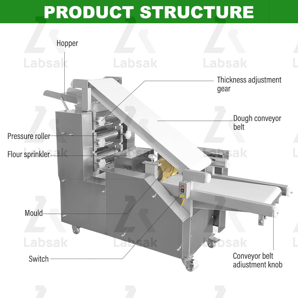 Electric Tortilla Making Machine Pancake Roti Maker Chapati Pressing Machine