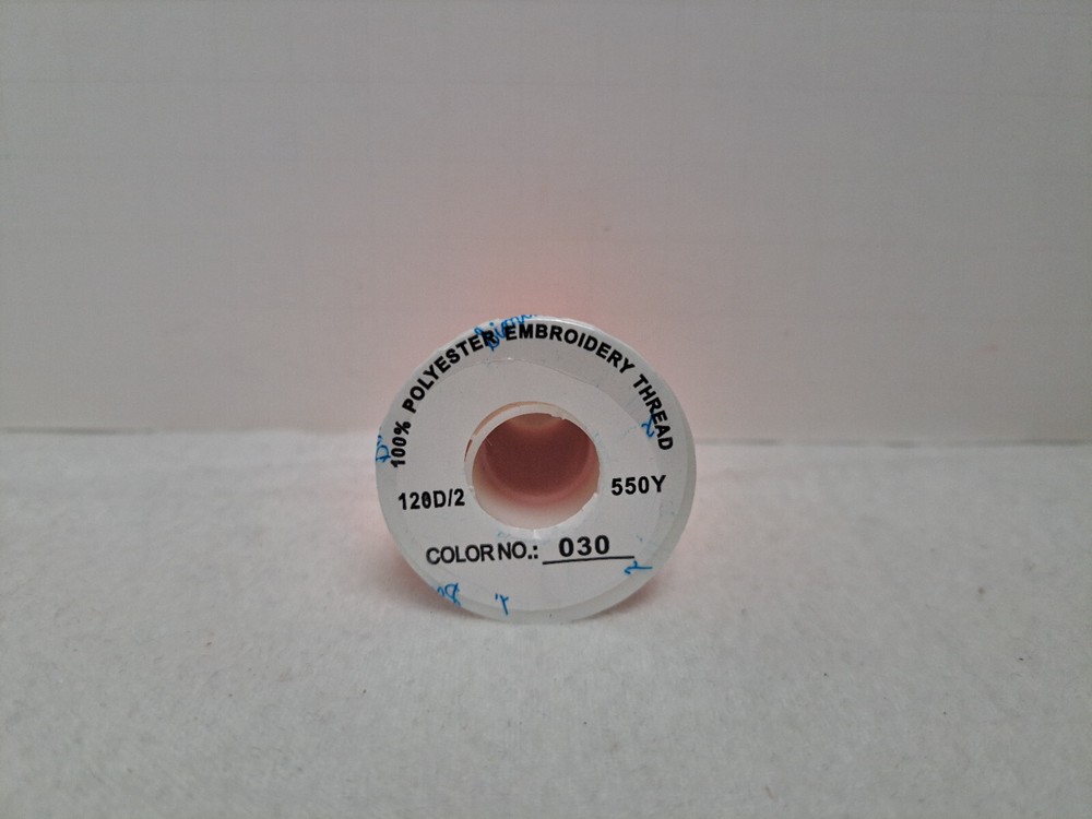 Simthread Embroidery Thread (550 Yards) - Vermilion #030 (Sealed)