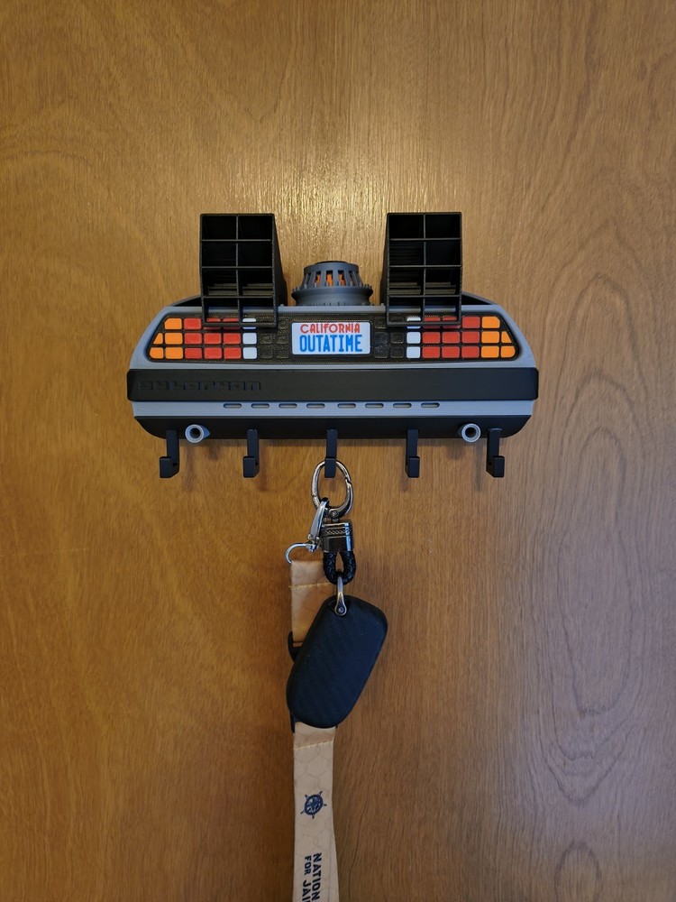 Back To The Future Key Holder 9"x5"x3"
