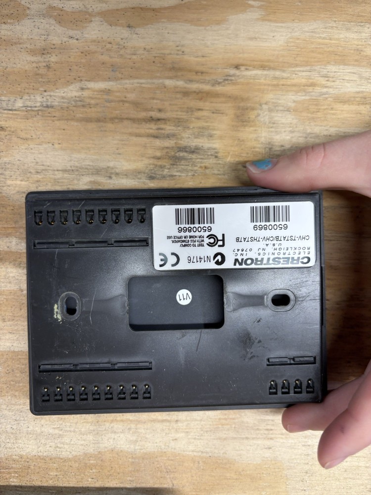 Crestron CHV-TSTATB/CHV-THSTATB Thermostat - Black (Used)