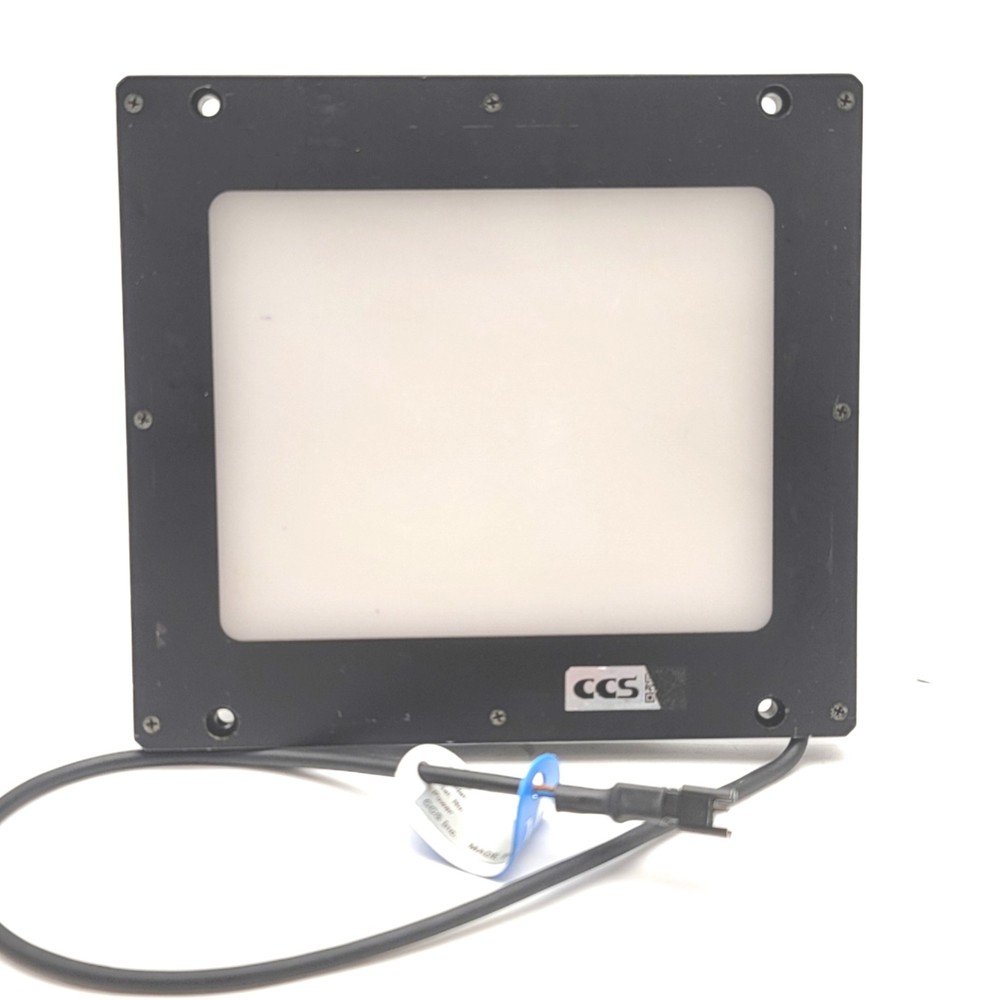 CCS LFL-100 Flat Edge Lit Diffuse Machine Vision Light Red, 12VDC, 100mm x 80mm