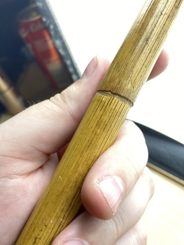 WW2 Period British Army Officers Bamboo Swagger Stick