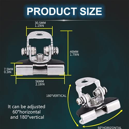 Led Light Bar Mounting Brackets 2Pcs Universal Adjustable Piller Hood Led Work