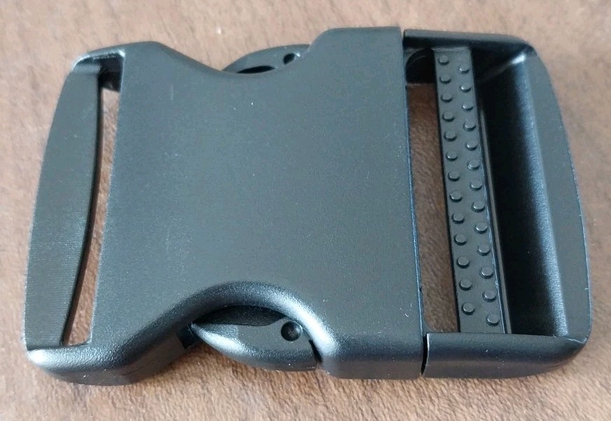 2" Black Plastic Side Release Buckle