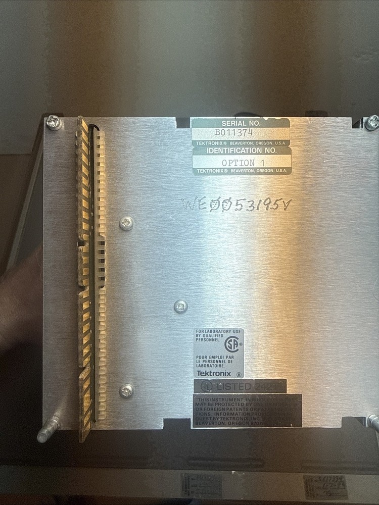 Tektronix AA501A Distortion Analyzer Plug in - Turns On