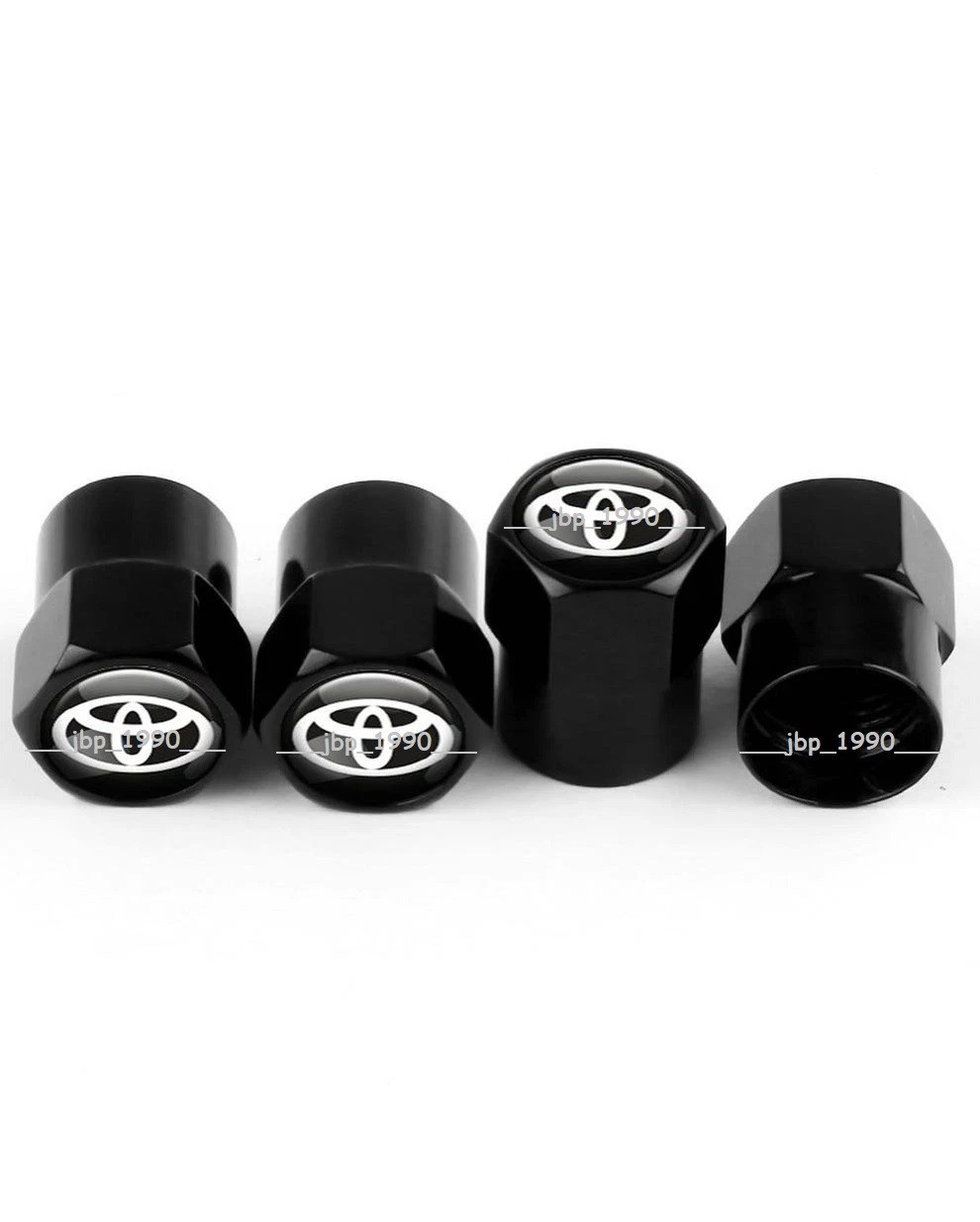Universal Fits Toyota Tire Air Valve Stem Caps for Cars, Trucks, SUVs, Vans