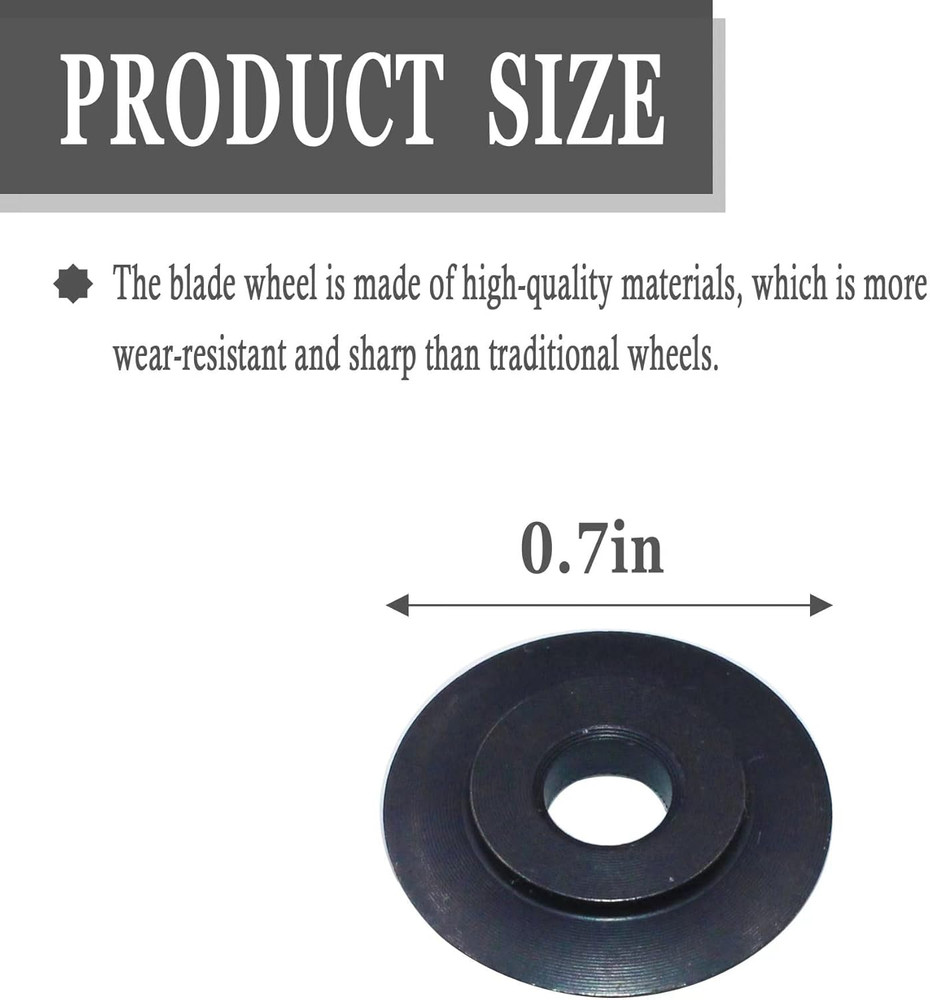 2 Pcs Replacement Wheels for RIDGID 41317 E-3469 Pipe Cutters, Cutter Wheels Com