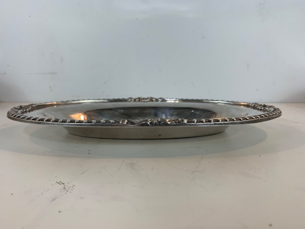 Vintage EPCA Bristol Silver Plate Oval Tray by Poole #20