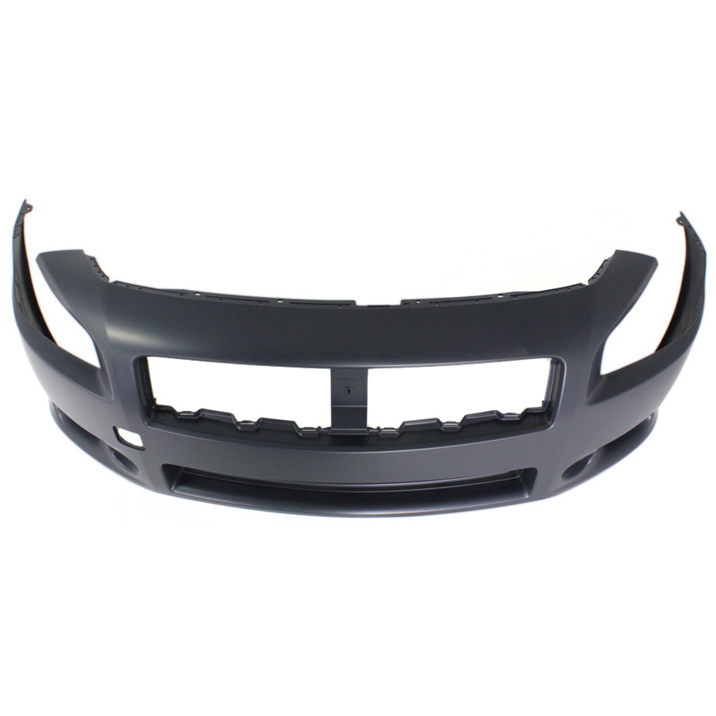 Front Bumper Cover For 2009-2014 Nissan Maxima w/ fog lamp holes Primed