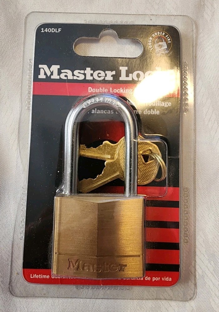 Master Lock 140DLF Padlock with 2 Keys