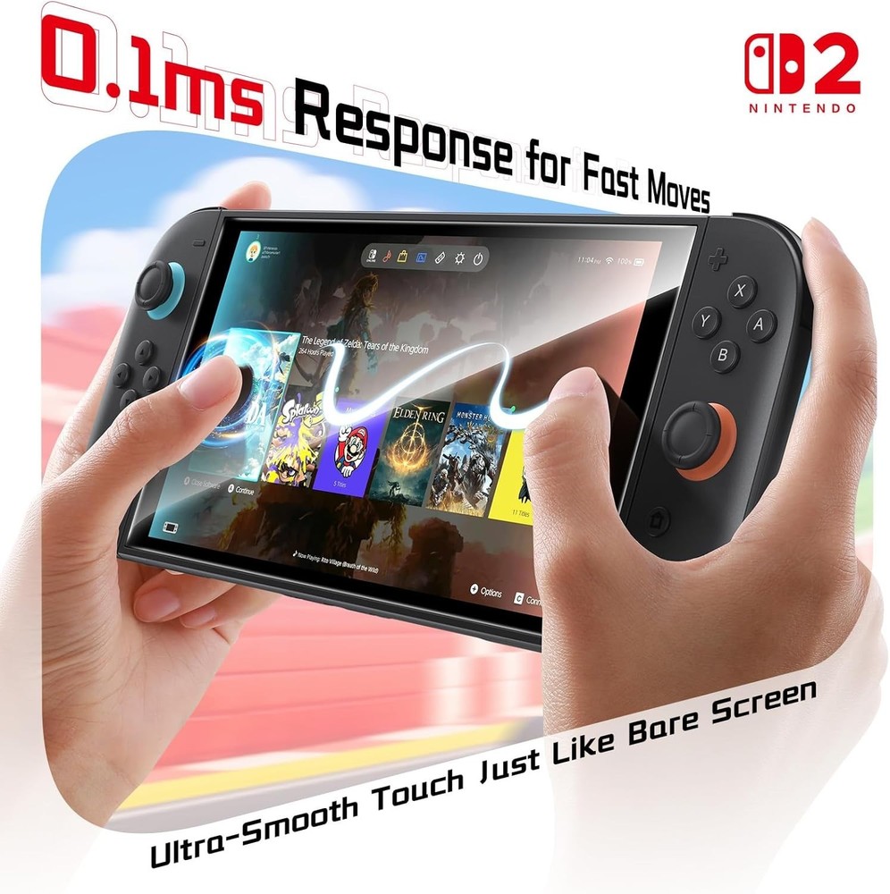 MARTDEVIL 2-Pack for Nintendo Switch 2 Screen Protector (2025 Model, 7.9 inch),