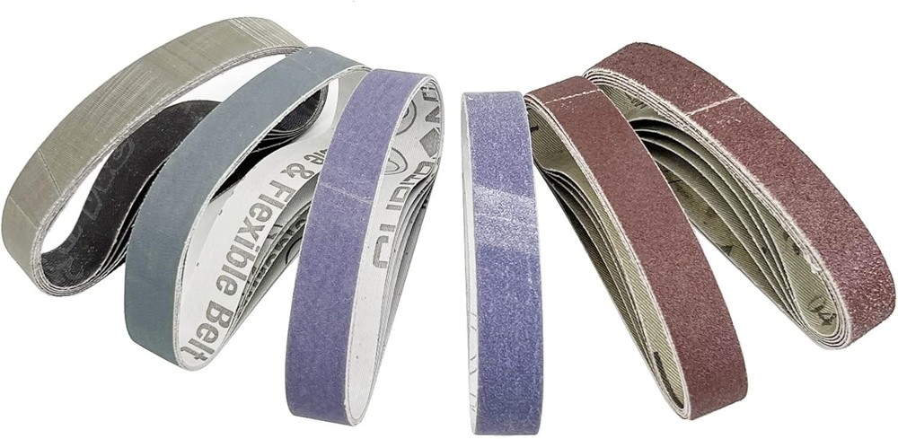 30 Pcs 3/4" x 12" Replacement Knife Sharpener Sanding Belt Kit for Work Sharp...