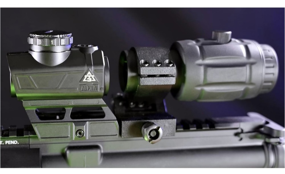 AT3™ ALPHA + RRDM Red Dot Kit - Includes Red Dot Sight & 3x Magnifier