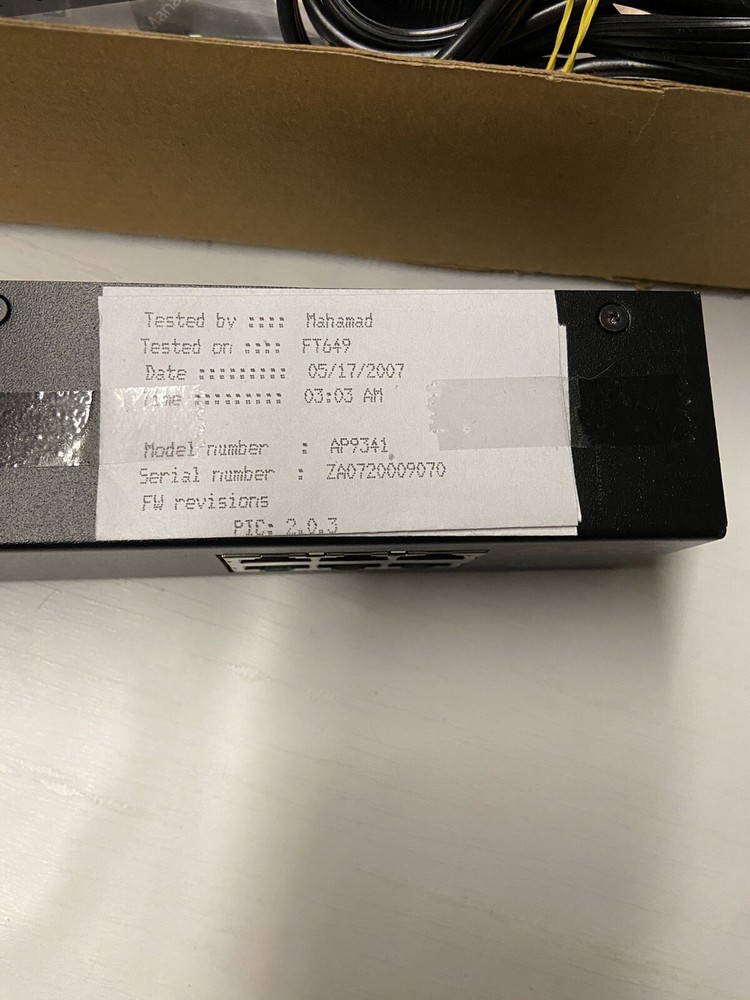 APC Temperature/Humidity Expansion Module AP9341 *Working*