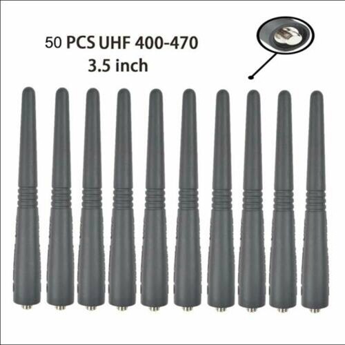 50x Stubby UHF Antenna for CP185 CP200 HT750 HT1250 HT1250-ls Radio