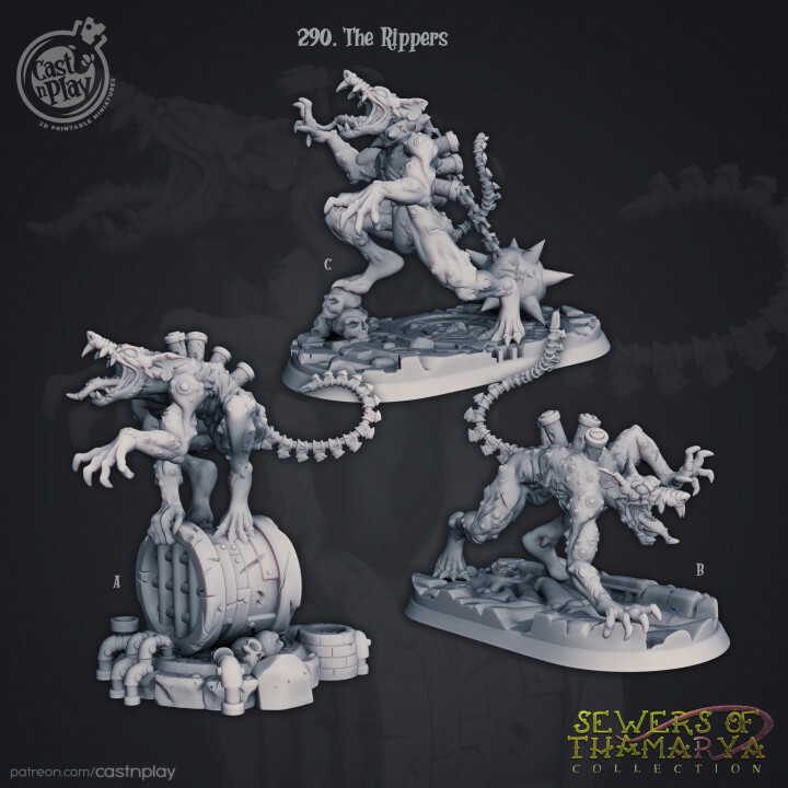 The Rippers Miniature | D&D DnD |