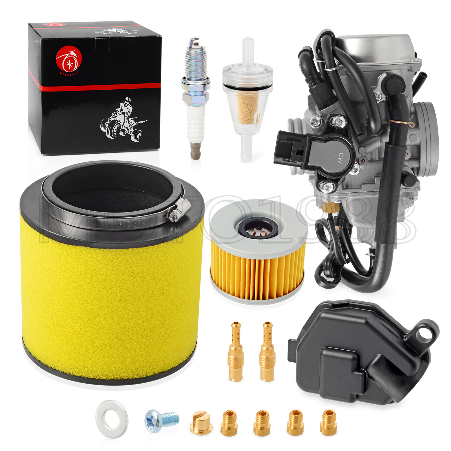 Carburetor & Air Filter For Honda Foreman Rubicon 500 TRX500 FA/FGA/FPA 2001-12