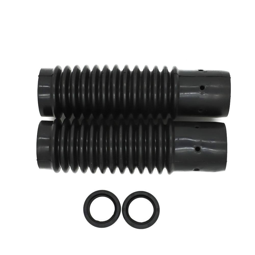 Front Fork Boots Black For Honda CT90 CT110 CL90 S90 CB125 CL125 51611-459-880
