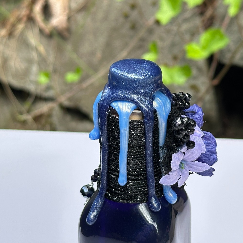 Night Bloom Elixir Decorative Color Changing Potion Bottle Fantasy Decor