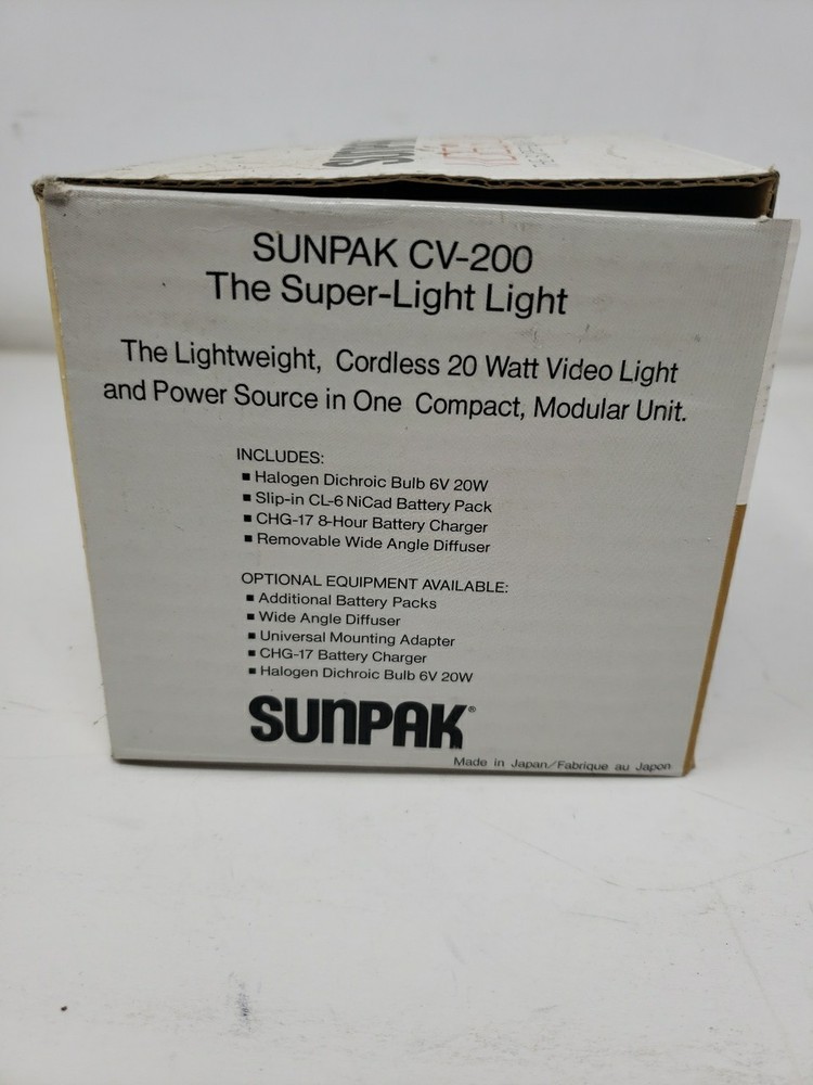 Sunpak CV-200 Video Light