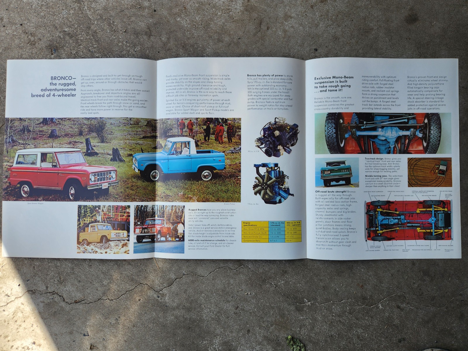 1970 Ford Bronco Truck Brochure