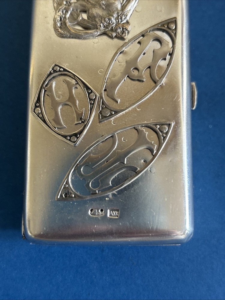 Antique Russian Imperial Silver Snuff Box, Circa 1900