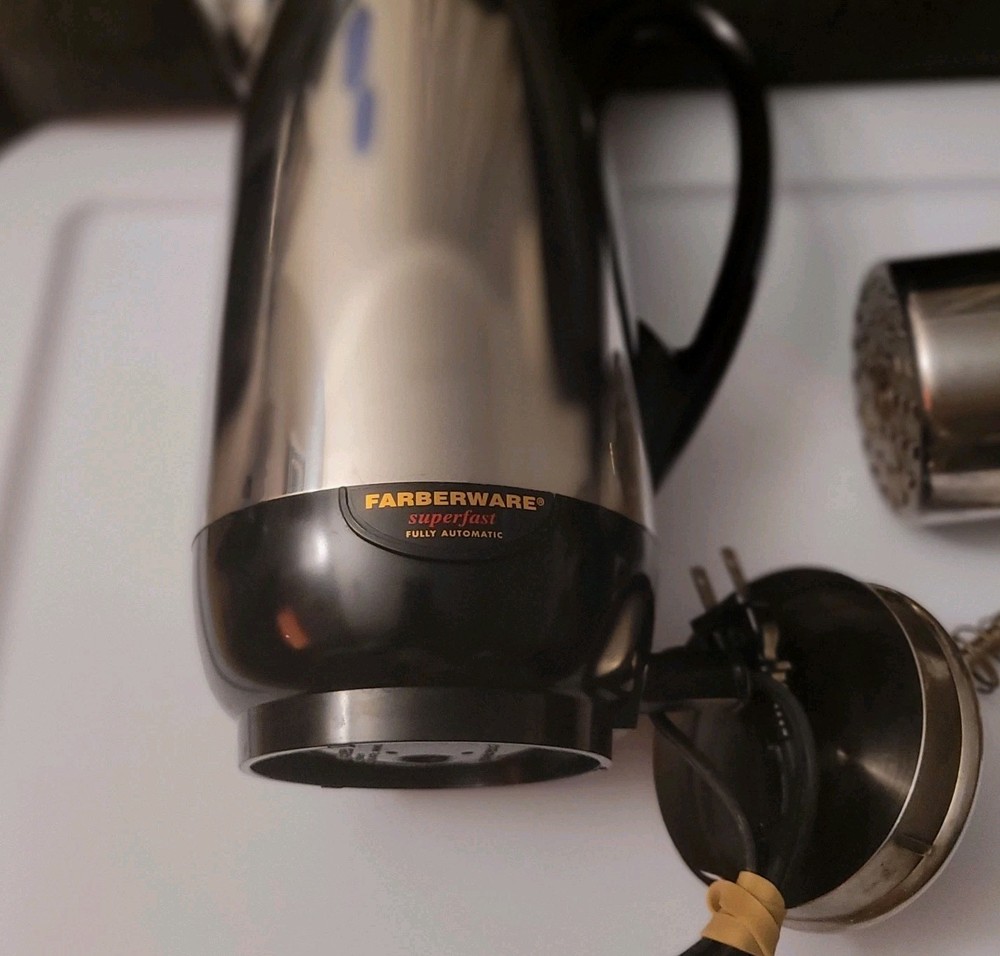 Farberware FCP41 Superfast Automatic 12 Cup Coffee Pot Extra NICE