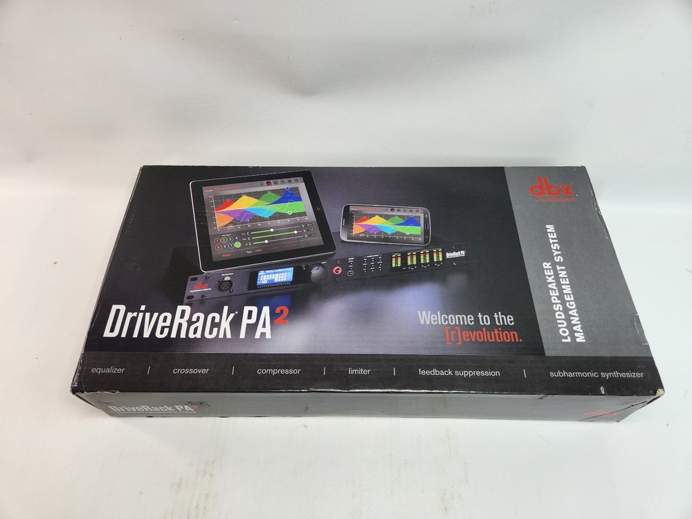 DBX DriveRack PA2 2x6 PA Complete Professional Loudspeaker Management System