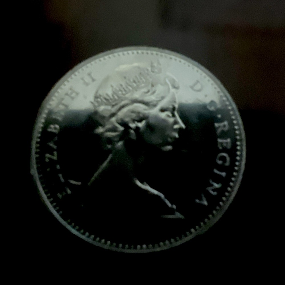 1966 5 CENTS CANADA PROOF LIKE