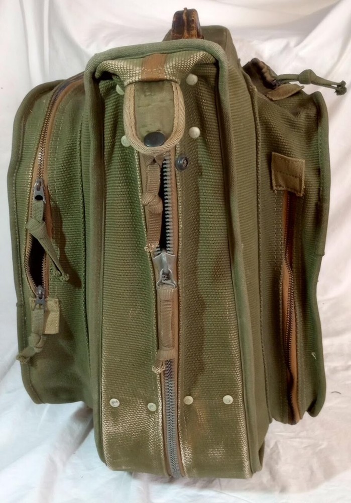 Original WW2 Air Force Army Type B-4 Flyers Canvas Pilot Crew Bag