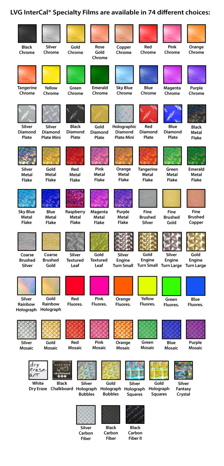 12" X 4ft - Silver Rainbow Holographic LVG InterCal Specialty Craft Hobby Vinyl