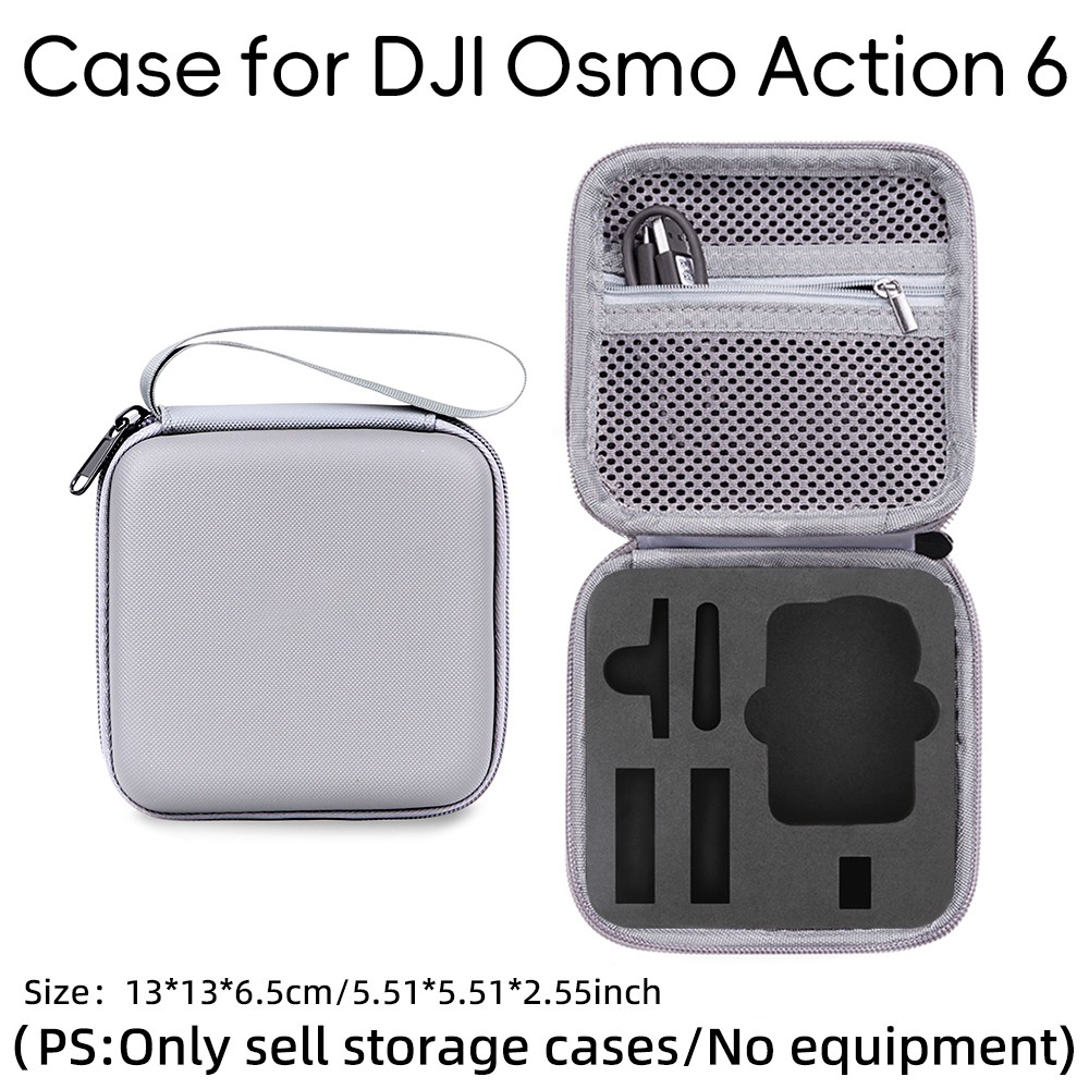 New For DJI ACTION 6 Storage Case Action Camera Storage Mini PU Storage Case
